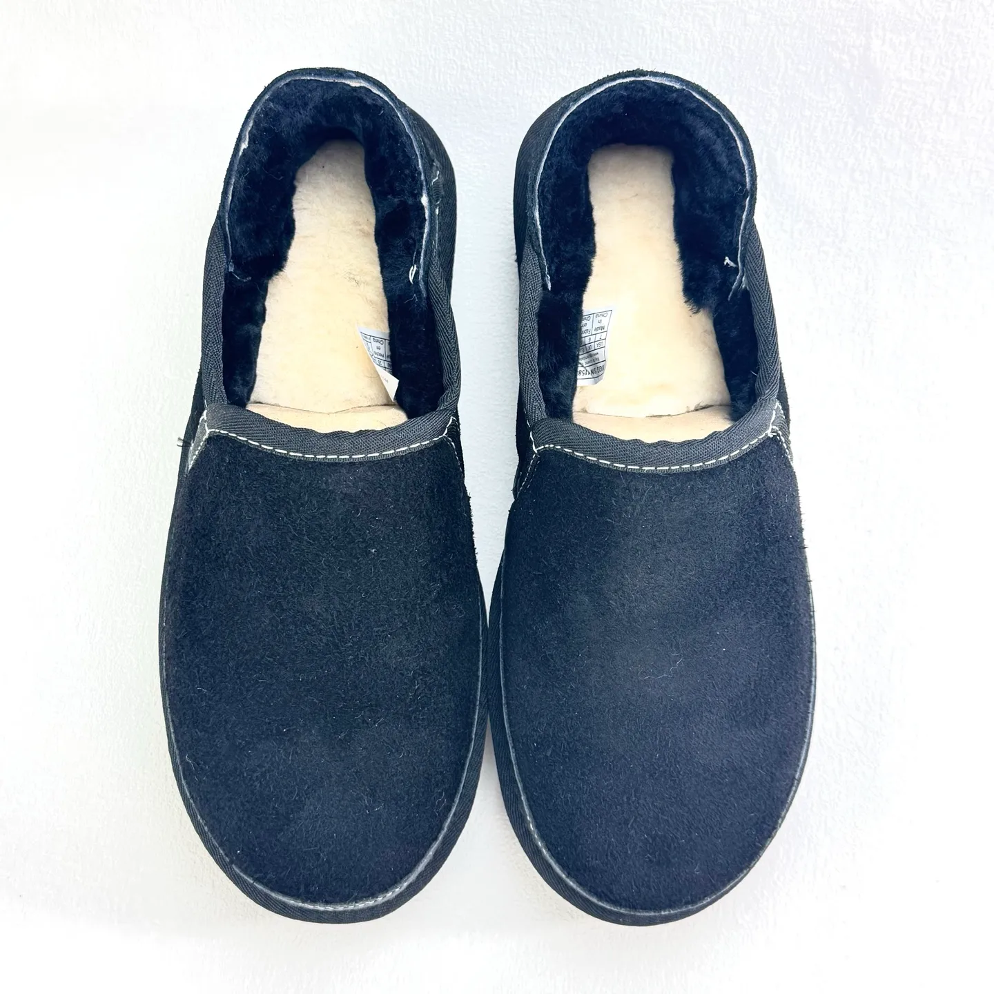 Local 💰480 supports delivery platform operation! Ugg men's slip-on series, cow suede surface with wool lining, warm and comfortable, easy to put on and take off# Size: 39 40 41 42 43 44 45#